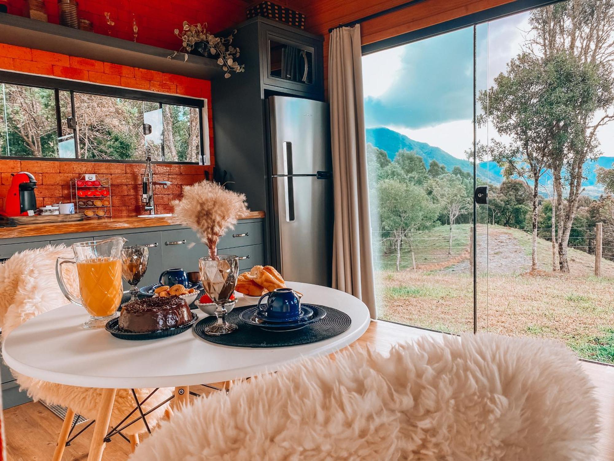 Cabana Pé do Costão - Cabana Romântica com Hidro, Lareira e Lagos Villa Bom Retiro  Exterior foto